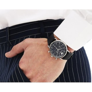 Foto 5 | Foto 5 | Reloj Emporio Armani Hombre Classic Ar11105 Caja Redonda 43mm Diámetro Acero Inoxidable Cierre Hebilla Movimiento Cuarzo