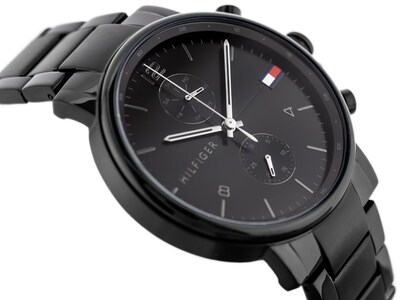 Foto 5 | Foto 5 | Reloj Tommy Hilfiger Hombre Daniel 1710414 Caja Redonda 44mm Diámetro Acero Inoxidable Cierre Desplegable Movimiento Cuarzo