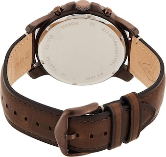 Foto 3 | Foto 3 | Reloj Fossil Hombre Grant Fs5344 Caja Redonda 44mm Diámetro Acero Inoxidable Cierre Hebilla Movimiento Cuarzo Dial Blanco