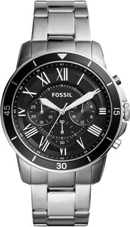 Foto 3 | Foto 3 | Reloj Fossil Hombre Grant Fs5236 Caja Redonda 44mm Diámetro Acero Inoxidable Cierre Desplegable Movimiento Cuarzo Dial Negro
