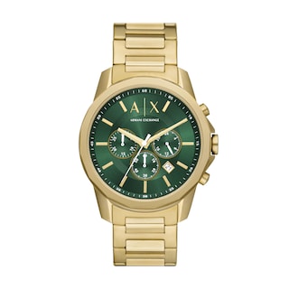 Foto 2 | Foto 2 | Reloj Armani Exchange Hombre Classic Ax1746 Caja Redonda 44mm Diámetro Acero Inoxidable Cierre Desplegable Movimiento Cuarzo