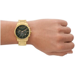 Foto 6 | Foto 6 | Reloj Armani Exchange Hombre Classic Ax1746 Caja Redonda 44mm Diámetro Acero Inoxidable Cierre Desplegable Movimiento Cuarzo