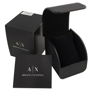Foto 8 | Foto 8 | Reloj Armani Exchange Hombre Classic Ax1746 Caja Redonda 44mm Diámetro Acero Inoxidable Cierre Desplegable Movimiento Cuarzo