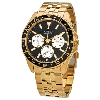 Foto 6 | Foto 6 | Reloj Guess Hombre Odyssey W1107g4 Caja Redonda 40mm Diámetro Acero Inoxidable Cierre Desplegable Movimiento Cuarzo Dial Negro