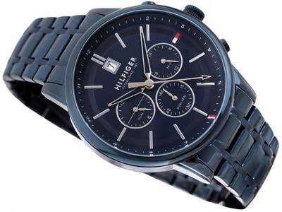 Foto 6 | Foto 6 | Reloj Tommy Hilfiger Hombre Kyle 1791694 Caja Redonda 44mm Diámetro Acero Inoxidable Cierre Desplegable Movimiento Cuarzo