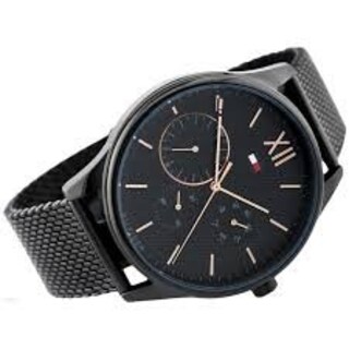 Foto 8 | Foto 8 | Reloj Tommy Hilfiger Hombre Damon 1791420 Caja Redonda 44mm Diámetro Acero Inoxidable Cierre Deslizante Movimiento Cuarzo