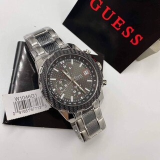Foto 5 | Foto 5 | Reloj Guess Hombre Octane W1046g1 Caja Redonda 46mm Diámetro Acero Inoxidable Cierre Desplegable Movimiento Cuarzo Dial Negro