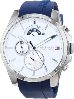 Foto 1 | Foto 1 | Reloj Tommy Hilfiger Hombre Decker 1791349 Caja Redonda 46mm Diámetro Acero Inoxidable Cierre Hebilla Movimiento Cuarzo