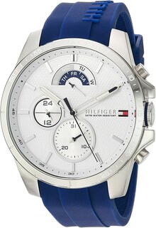 Foto 2 | Foto 2 | Reloj Tommy Hilfiger Hombre Decker 1791349 Caja Redonda 46mm Diámetro Acero Inoxidable Cierre Hebilla Movimiento Cuarzo