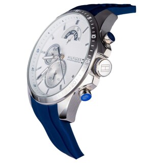 Foto 3 | Foto 3 | Reloj Tommy Hilfiger Hombre Decker 1791349 Caja Redonda 46mm Diámetro Acero Inoxidable Cierre Hebilla Movimiento Cuarzo
