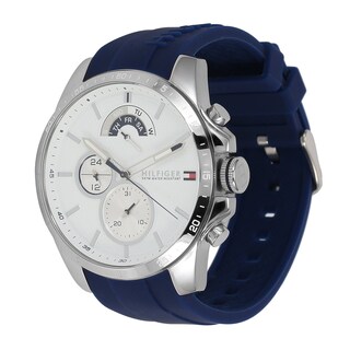 Foto 5 | Foto 5 | Reloj Tommy Hilfiger Hombre Decker 1791349 Caja Redonda 46mm Diámetro Acero Inoxidable Cierre Hebilla Movimiento Cuarzo