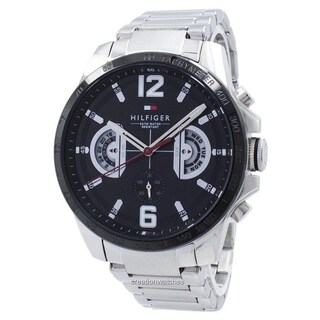 Foto 3 | Foto 3 | Reloj Tommy Hilfiger Hombre Decker 1791472 Caja Redonda 44mm Diámetro Acero Inoxidable Cierre Desplegable Movimiento Cuarzo