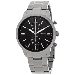 Foto 5 | Foto 5 | Reloj Fossil Hombre Townsman Fs5349 Caja Redonda 44mm Diámetro Acero Inoxidable Cierre Desplegable Movimiento Cuarzo