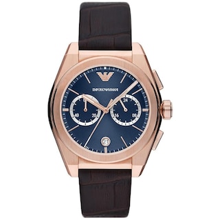 Foto 1 | Foto 1 | Reloj Emporio Armani Hombre Federico Ar11563 Caja Redonda 43mm Diámetro Acero Inoxidable Cierre Desplegable Movimiento Cuarzo