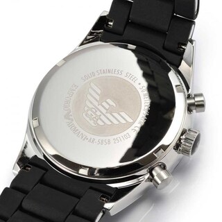 Foto 6 | Foto 6 | Reloj Emporio Armani Hombre Colección Classic Ar5858 Caja Redonda 43mm Diámetro Acero Inoxidable Cierre Desplegable