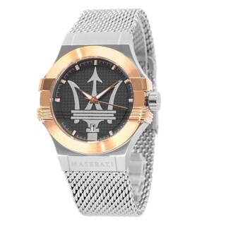Foto 1 | Foto 1 | Reloj Maserati Hombre Potenza R8853108007 Caja Redonda 40mm Diámetro Acero Inoxidable Cierre Desplegable Movimiento Cuarzo