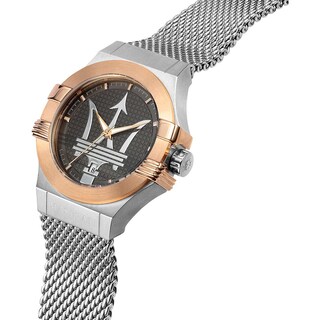 Foto 4 | Foto 4 | Reloj Maserati Hombre Potenza R8853108007 Caja Redonda 40mm Diámetro Acero Inoxidable Cierre Desplegable Movimiento Cuarzo
