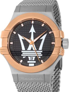 Foto 7 | Foto 7 | Reloj Maserati Hombre Potenza R8853108007 Caja Redonda 40mm Diámetro Acero Inoxidable Cierre Desplegable Movimiento Cuarzo