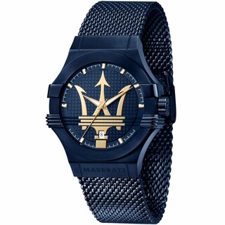 Foto 1 | Foto 1 | Reloj Maserati Hombre Potenza R8853108008 Caja Redonda 42mm Diámetro Acero Inoxidable Cierre Desplegable Movimiento Cuarzo