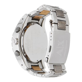 Foto 2 | Foto 2 | Reloj Armani Exchange Hombre Classic Ax1093 Caja Redonda 43mm Diámetro Acero Inoxidable Cierre Desplegable Movimiento Cuarzo