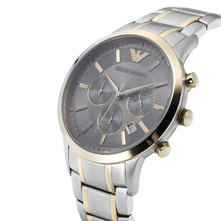 Foto 3 | Foto 3 | Reloj Emporio Armani Hombre Classic Ar11076 Caja Redonda 43mm Diámetro Acero Inoxidable Cierre Presion Movimiento Cuarzo