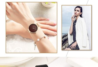 Foto 6 | Foto 6 | Venta Internacional - Reloj Carlien Fashion Simple, Cuarzo, Acero Inoxidable, Para Mujer