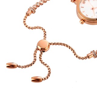 Foto 3 | Foto 3 | Venta Internacional - Reloj Tonnier Dress Analog Quartz Para Mujer Con Brazalete De Diamantes