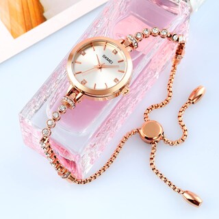 Foto 8 | Foto 8 | Venta Internacional - Reloj Tonnier Dress Analog Quartz Para Mujer Con Brazalete De Diamantes