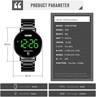 Foto 2 | Foto 2 | Venta Internacional - Reloj Gosasa Con Pantalla Táctil Led Digital Impermeable Para Hombres/mujeres