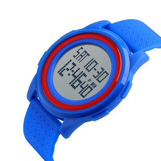 Foto 3 | Foto 3 | Venta Internacional - Reloj Digital Alcadan Para Hombre, Impermeable, Ultrafino, Azul