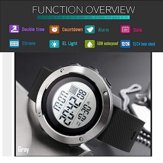 Foto 2 | Foto 2 | Venta Internacional - Reloj Kauo Para Mujer, Deportivo, Digital, Militar, Impermeable, Negro