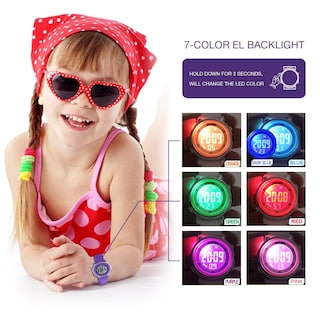 Foto 5 | Foto 5 | Venta Internacional - Reloj Gosasa Kids Led Digital Eléctrico Luminiscente De Silicio