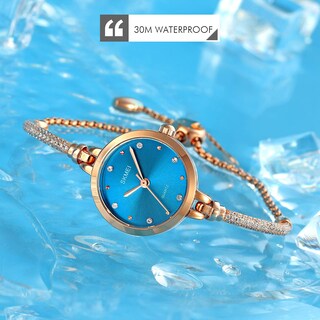 Foto 4 | Foto 4 | Venta Internacional - Vestido De Oro Rosa Watch Fanmis Para Mujer Con Diamantes Brillantes