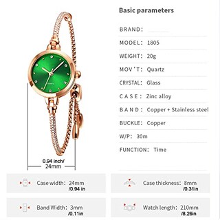 Foto 4 | Foto 4 | Venta Internacional - Reloj Analógico De Cuarzo Para Mujer Toocat Bling En Oro Rosa Con Diamantes