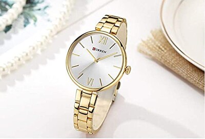 Foto 3 | Foto 3 | Venta Internacional - Reloj Carlien De Cuarzo Con Correa Estrecha De Acero Inoxidable Para Mujer