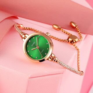 Foto 2 | Foto 2 | Venta Internacional - Reloj Analógico De Cuarzo Para Mujer Toocat, Brillante, Oro Rosa Con 30 M De Diámetro Exterior