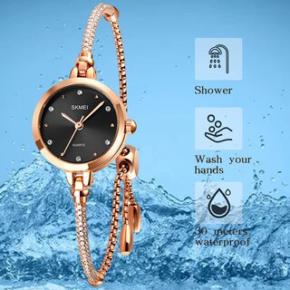Foto 7 | Foto 7 | Venta Internacional - Reloj De Pulsera Skmei Para Mujer, Moderno, Delgado, Resistente Al Agua, 30 M