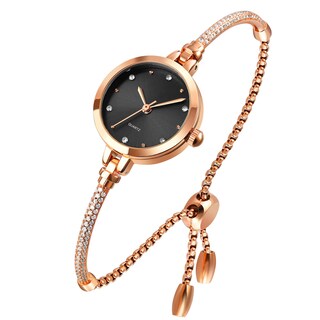 Foto 1 | Foto 1 | Venta Internacional - Reloj Analógico De Cuarzo Para Mujer Toocat, Brillante, Oro Rosa Con 30 M De Diámetro Exterior