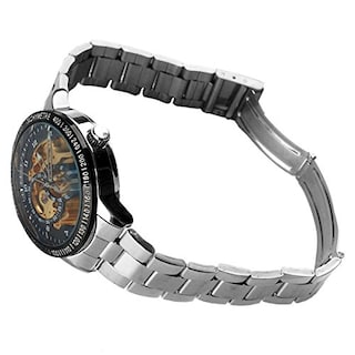 Foto 3 | Foto 3 | Venta Internacional - Reloj Ik Luxury Ik 98226 Esqueleto Automático De Acero Inoxidable