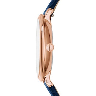 Foto 2 | Foto 2 | Reloj de Cuarzo Fossil Jacqueline Oro Rosa/Azul Marino - Venta Internacional