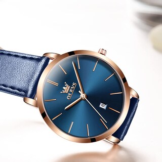 Foto 3 | Foto 3 | Reloj Olevs Ultrafina 6,5 mm Azul - Venta Internacional