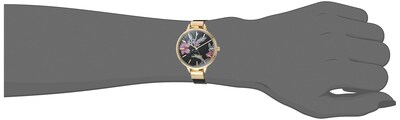 Foto 2 | Foto 2 | Reloj Nine West Nw/2044flbk Piel Sintética de Cuarzo para Mujer - Venta Internacional