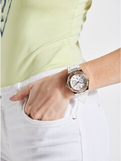 Foto 2 | Foto 2 | Reloj Guess U1053l2 de Acero Inoxidable color Oro Rosa Blanco - Venta Internacional
