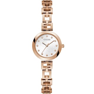 Foto 1 | Foto 1 | Reloj Guess Para Mujer, 26 Mm, Tono Oro Rosa Con Esfera Blanca - Venta Internacional.