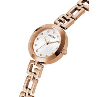 Foto 4 | Foto 4 | Reloj Guess Para Mujer, 26 Mm, Tono Oro Rosa Con Esfera Blanca - Venta Internacional.