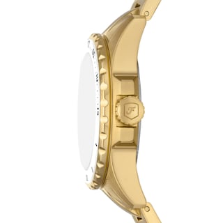 Foto 2 | Foto 2 | Reloj Fossil Dive Blue Para Mujer De Acero Inoxidable Dorado Es5350 - Venta Internacional.