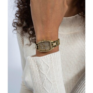 Foto 6 | Foto 6 | Reloj Guess Para Mujer En Tono Dorado Con Esfera Champán Y Caja De 25 Mm - Venta Internacional.