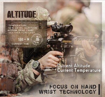 Foto 4 | Foto 4 | Reloj Cakcity Military Tactical Para Hombre Con Brújula Y Altímetro - Venta Internacional.