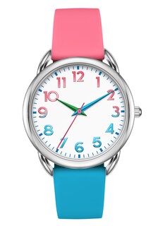 Foto 1 | Foto 1 | Reloj Bisley de Silicona Rosa y Azul 38mm para Mujer - Venta Internacional