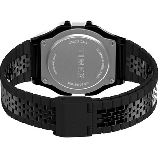 Foto 2 | Foto 2 | Brazalete Unisex De Acero Inoxidable Negro Watch Timex T80 De 34 Mm - Venta Internacional.